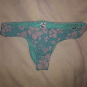 Hollister Turquoise Cheeky Bikini Bottom
